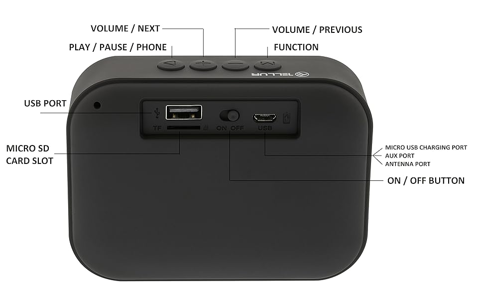 Tellur Bluetooth/USB Speaker