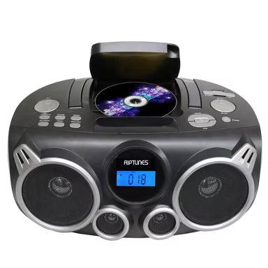 Riptunes Portable MP3 CD Player Boombox Pro
