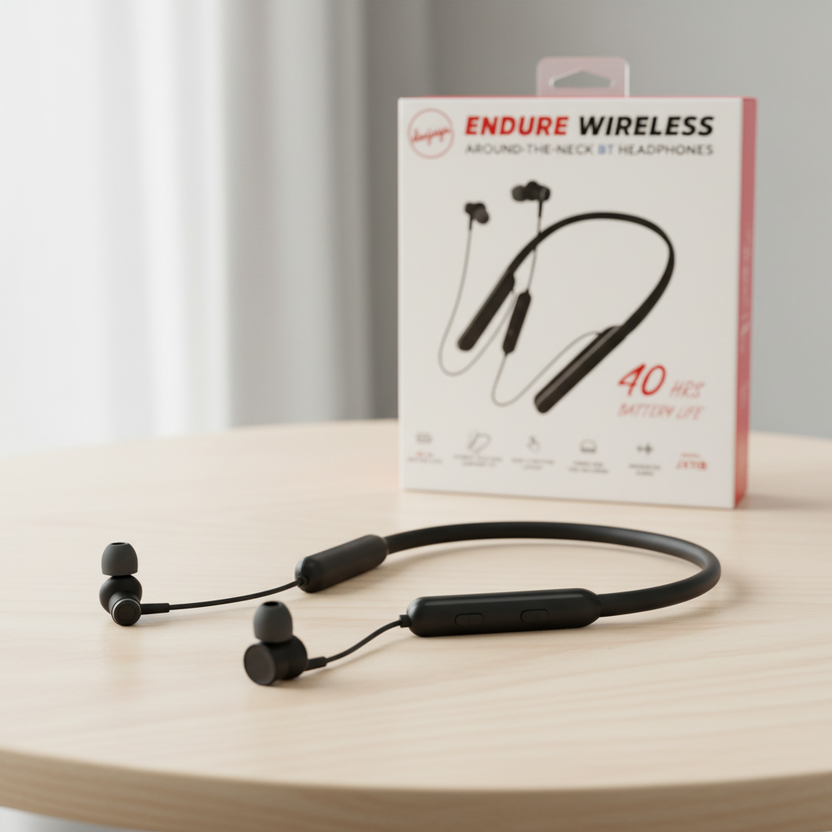 Deejays around the neck wireless headset Endure