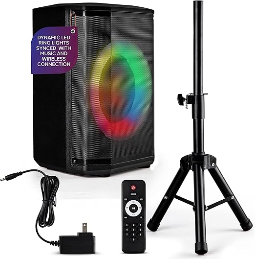 PYLE mega battery speaker with stand