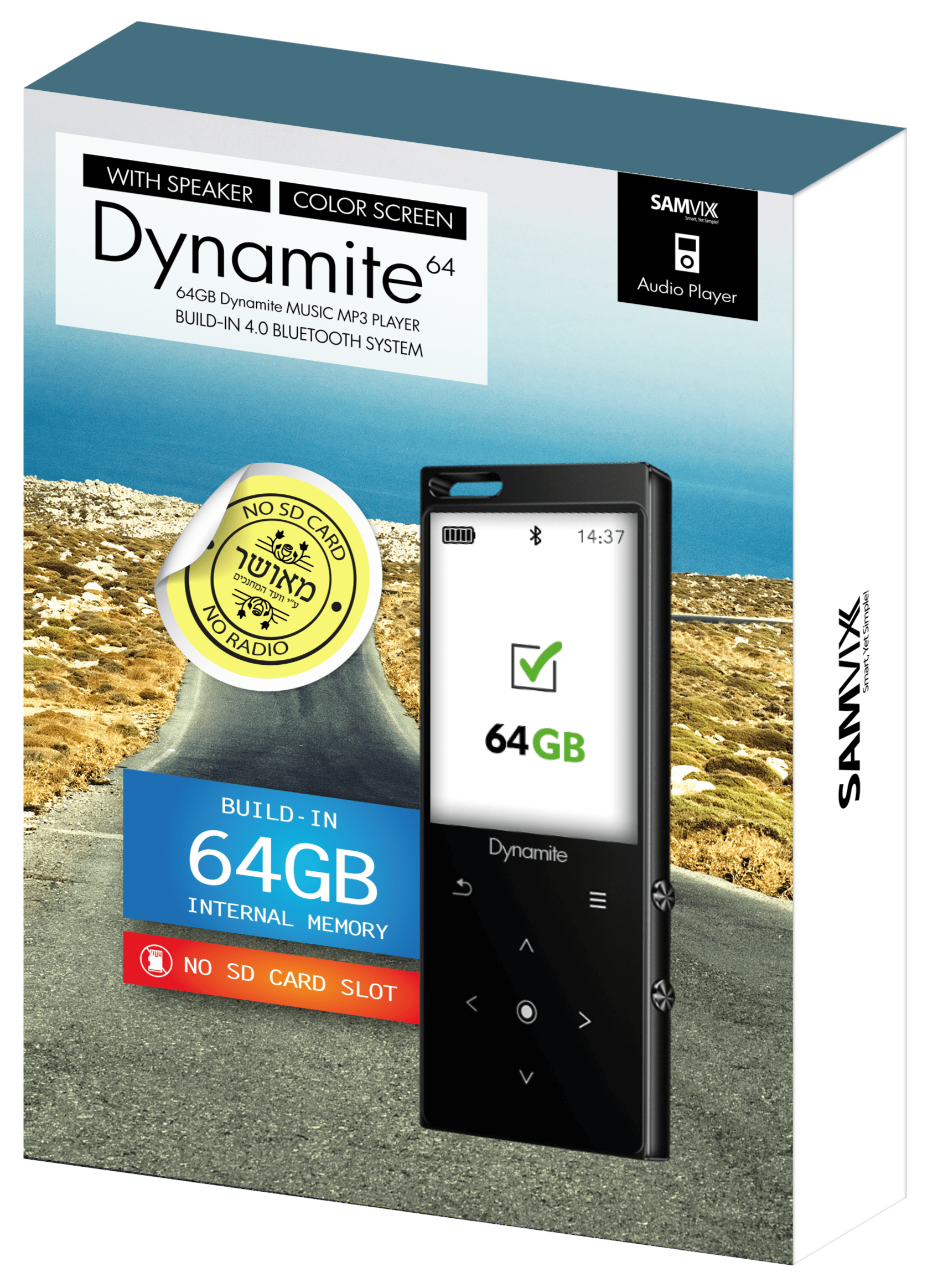 SAMVIX DYNAMITE 64GB Sport MP3 Player