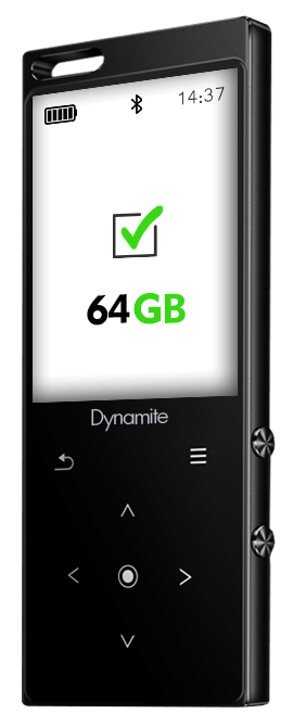 SAMVIX DYNAMITE 64GB Sport MP3 Player