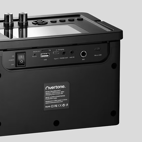 Overtone soundbound Boombox