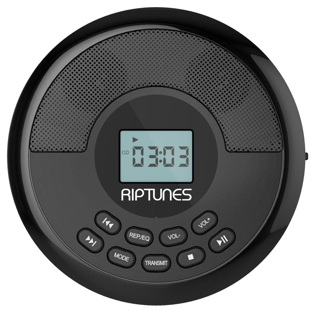 Riptunes Personal MP3 CD Player, with built in speakers, Bluetooth, USB