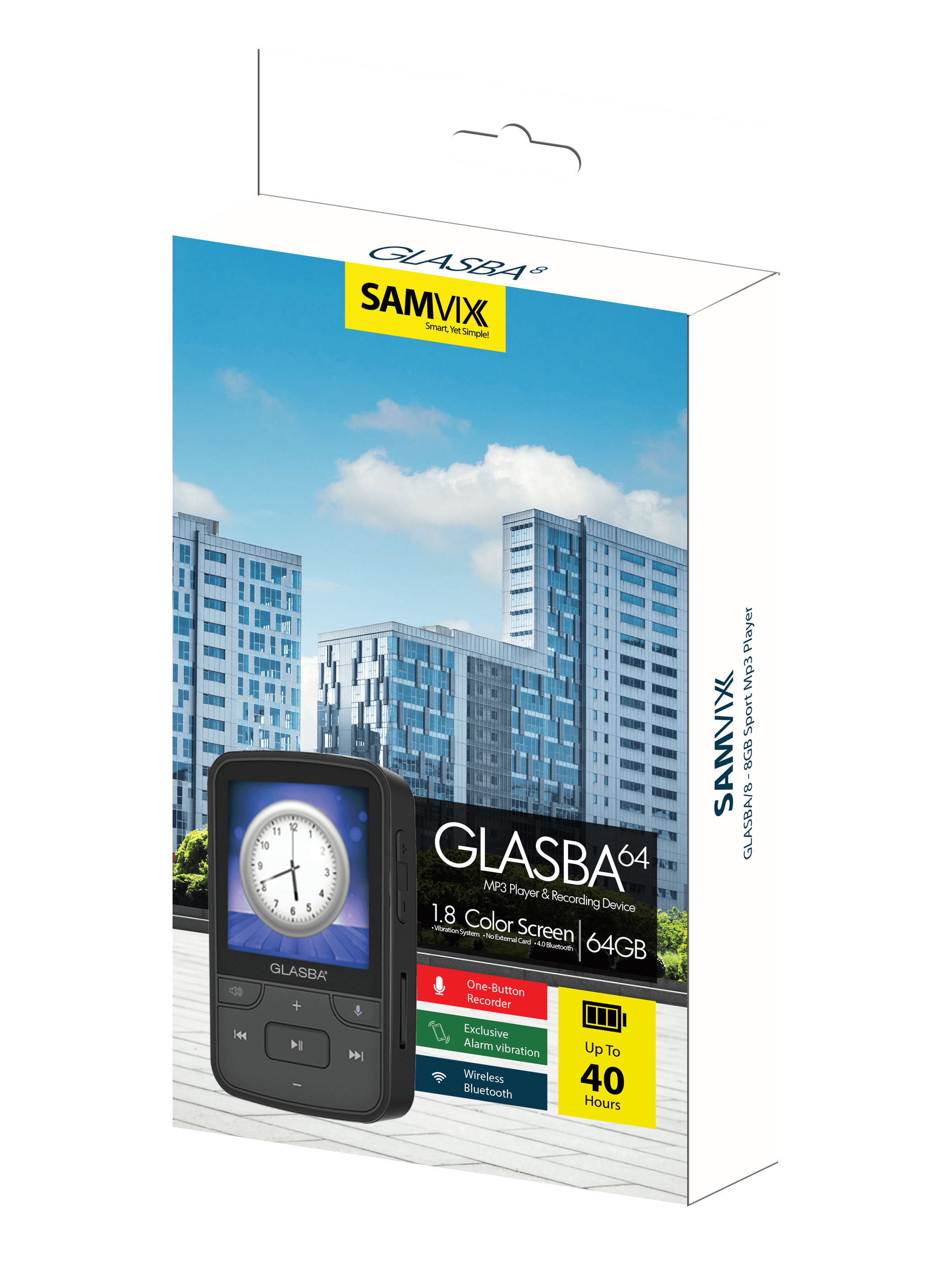 SAMVIX GLASBA 64 MP3 PLAYER