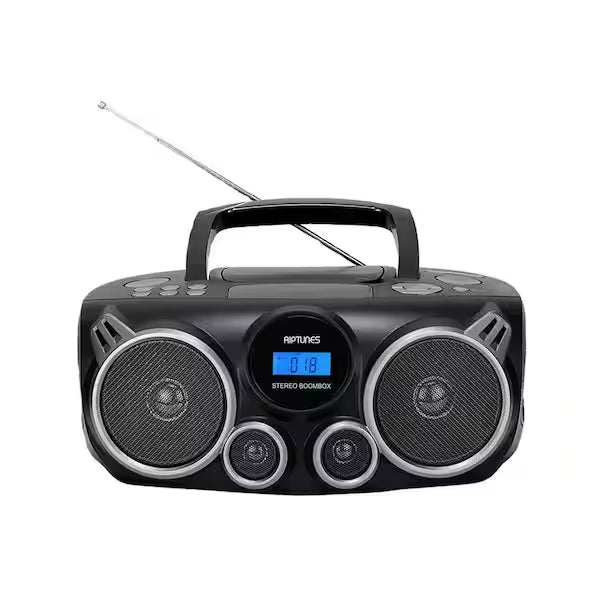 Riptunes Portable MP3 CD Player Boombox Pro